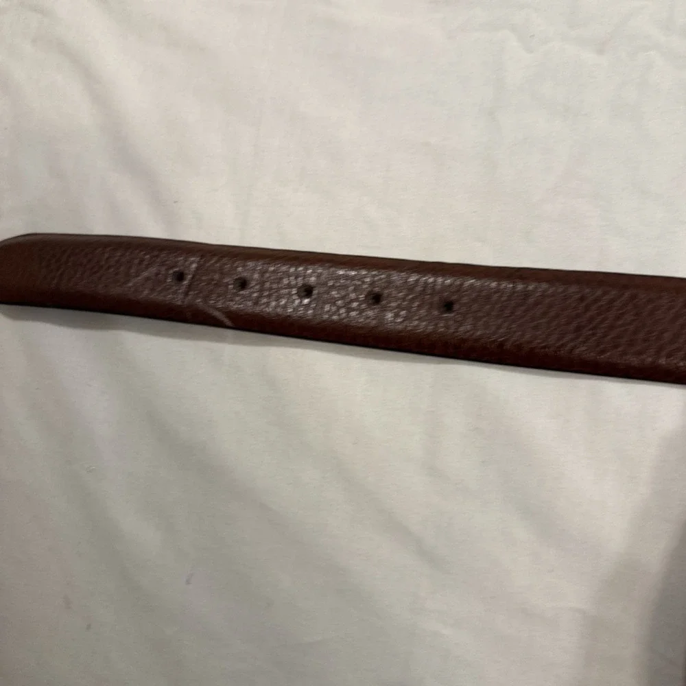 BELTS MEN 34/85CM  ANDREW FEZZA NEW YORK  Brown Hand Made In Italy  ‎ 2537 02